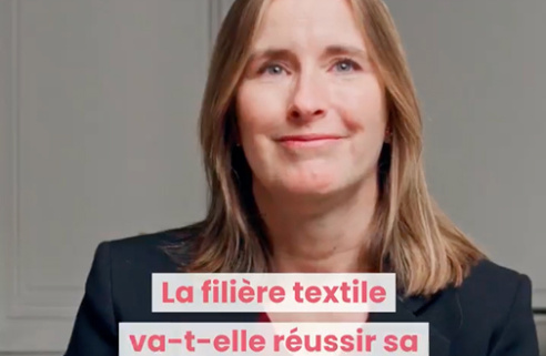 Vignette d'Emmanuelle Maire avec comme texte : La filière textile va-t-elle réussir sa transition écologique ?